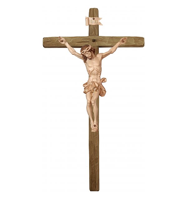 3060 - Kruzifix Barock mit geradem Kreuzbalken TON2