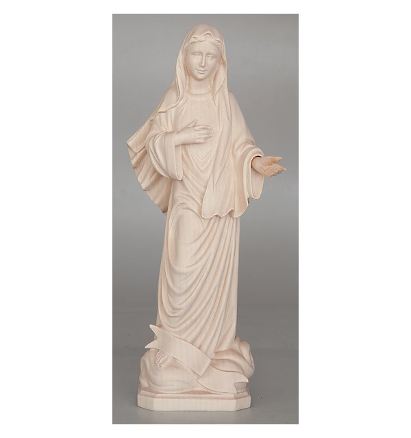 3320 - Jungfrau Maria von Medjugorje, Holz NATUR