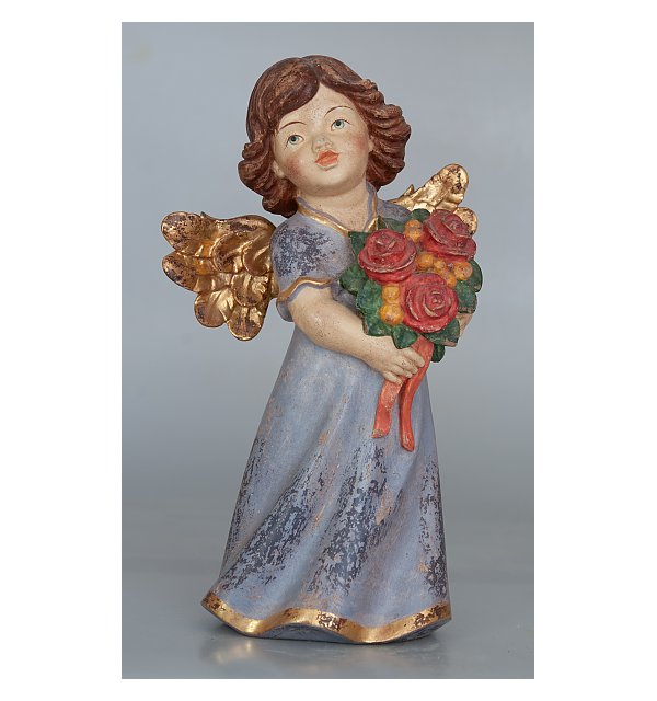 6204 - Mary angel with roses ECHTGOLD