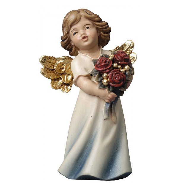 6374 - Mary Angel with roses COLOR