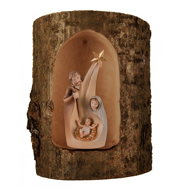 2753 - Holy Family, as whole, with Komet in a tree trunk COLOR