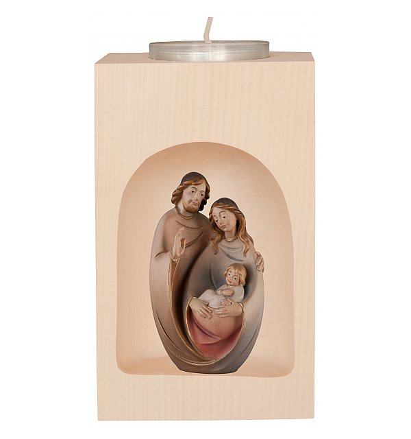 7501 - Candle holder with Family Blessing AQUARELL