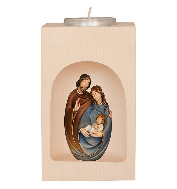 7501 - Candle holder with Family Blessing COLOR