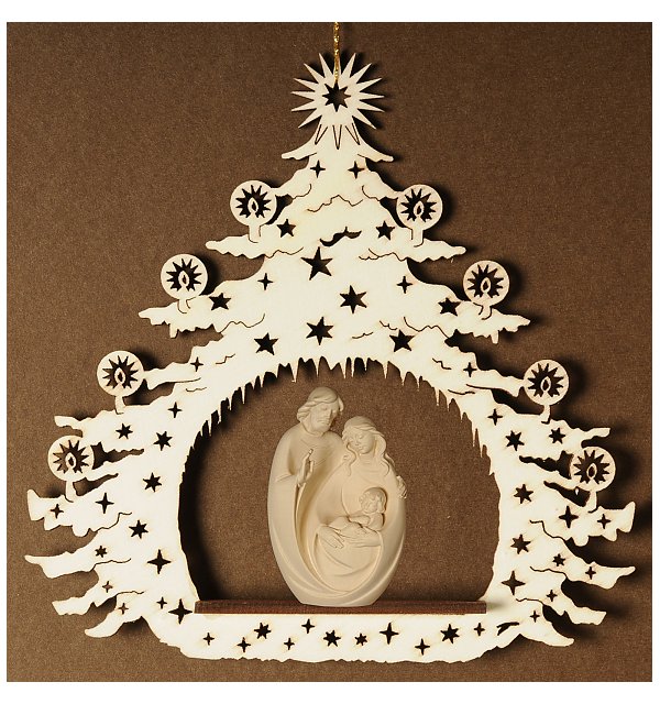 7121 - Christmas Tree with Holy Family group NATUR