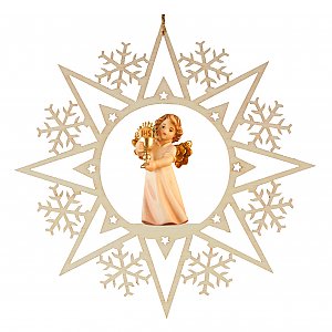 6915 - Crystal star with angel host and cup