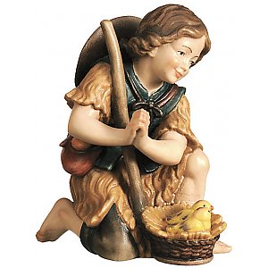 2140 - Shepherd child kneeling