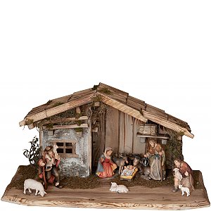 27023 - Christmas crib Rasciesa with 11 Betlehem Statues