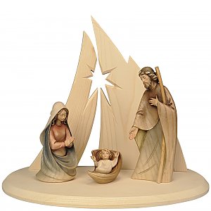 Nativity Figurines set with Nativity stable, small set