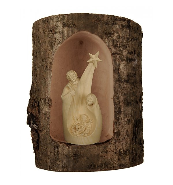 2753 - Holy Family, as whole, with Komet in a tree trunk NATUR