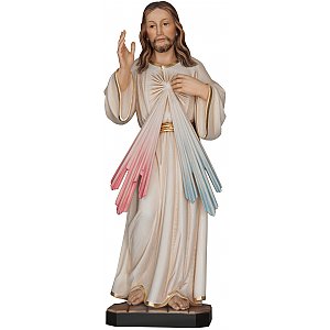 3202 - Divine Mercy Ars Woodcarved statue