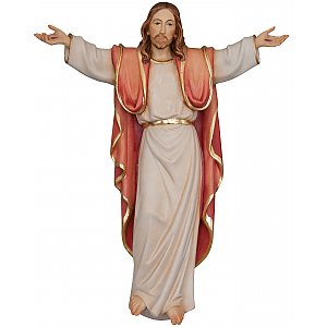 3213 - Risen Christ statue Cross Wall Sculpture