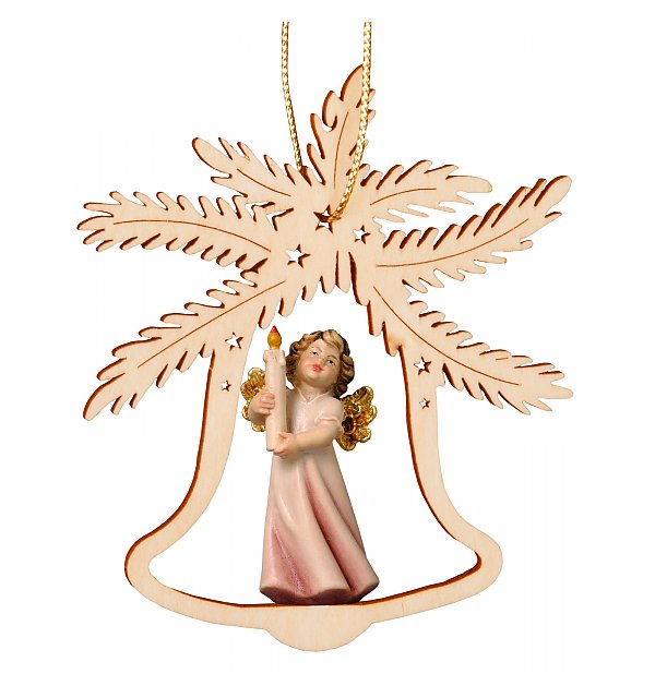 7052 - Bell with angel candle COLOR