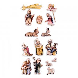 L08800-SET - oriental nativity set, 16 pcs