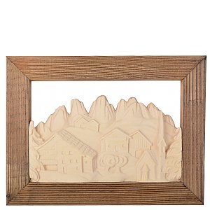 KD1316R - Scenery of the Alpe di Siusi with frame