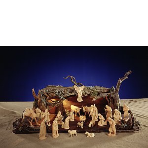 KD1600S - Swiss pine nativity scene 16 pieces