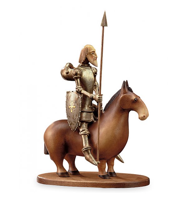 L00613-Q - Don Quichote on horse (with pedestal)