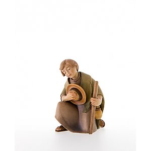 L09000-08 - Kneeling shepherd with hat