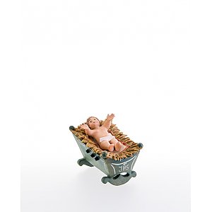 L10200-01A - Infant Jesus with cradle - 2 pieces
